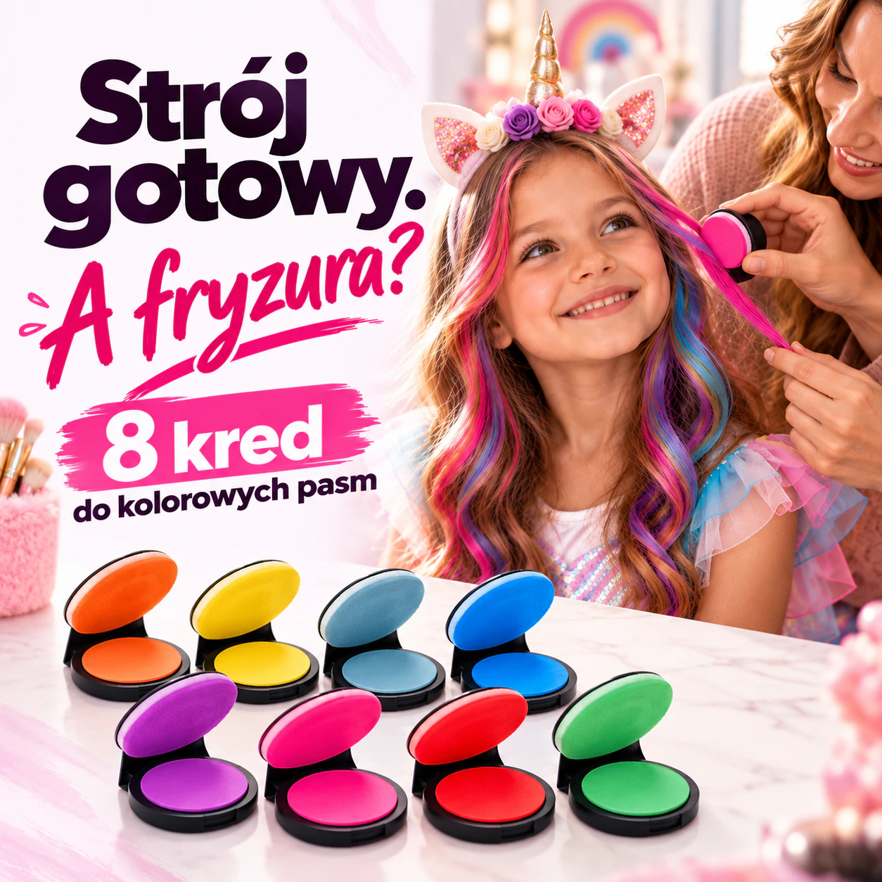 Pasmika - Zestaw 8 Kred do Kolorowych Pasm 1